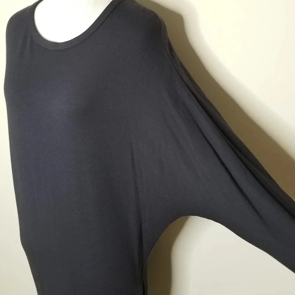 NWT Maje Long Sleeve Leather Trim Dress 1 - Picture 3 of 7